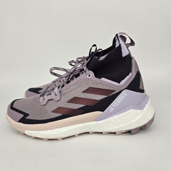 New adidas Terrex Free Hiker 2.0 Preloved Fig Women's Trail Running Shoes Size 9 - Picture 1 of 8